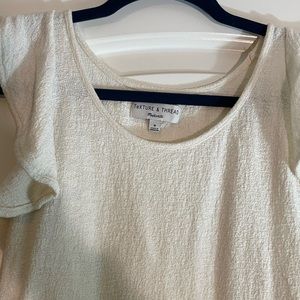 Madewell Flutter Sleeve Top
